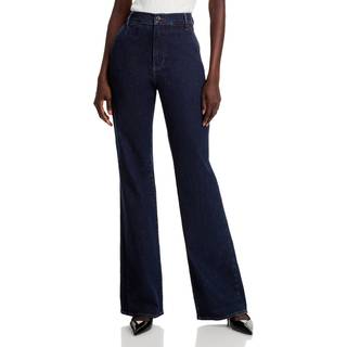 Veronica Beard Crosbie high-rise wide-leg jeans - blue - 28