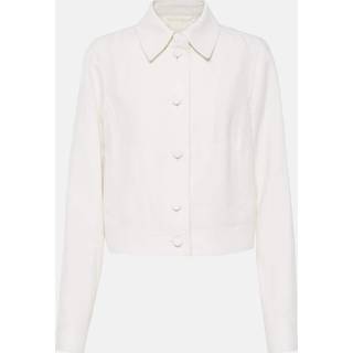 Gabriela Hearst Thereza cropped jacket - white - XL