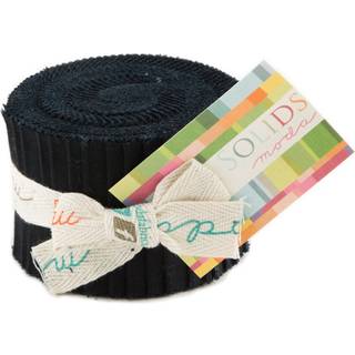 Bella Solits Black Junior Jelly Roll 20 2,5-tommer Strips Moda Fabrics 9900JJR 99