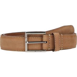 Square Buckle Leather Belt