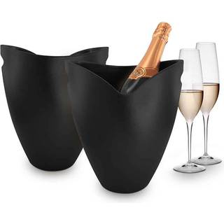 Pulltex - Isspand/Champagnekøler - Sort - Akryl