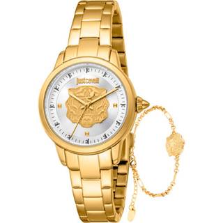 Just Cavalli JC1L334M0055 Dolce Sølvfarvet/Gul guldtonet stål Ø30 mm