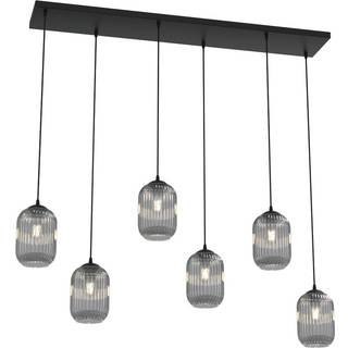 Verdi 6 Sort/Grafit pendellampe - Ø15 cm, E27, 230V, uden lyskilde