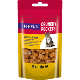 Godbidder Crunchy Pocket ost, kylling 65 g