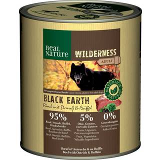Adult Wilderness Black Earth okse, struds & bøffel 800 g