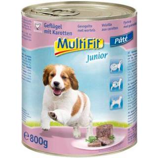 Junior Paté, dåse fjerkræ & gulerod 800 g