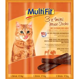 Mini Meat Sticks kalkun & lam 3x6 g