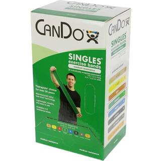 Fabrication Cando tr?ningsband 5-fods singler 30-delt dispensergr?n (10-5183)