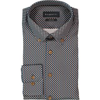 bugatti Herren Hemd blau gemustert