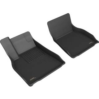 3D Maxpider Custom Fit Kagu golvmatta (svart) kompatibel med Tesla Model S 2021-2024 - Front Row