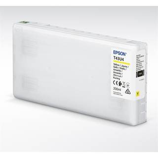 Epson T43U4 - yellow - original - ink cartridge - Blækpatron Gul