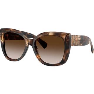 Tiffany Kvinde TF4229 84213B Solbriller Acetat Brun Brun Firkantet Normal Skygge