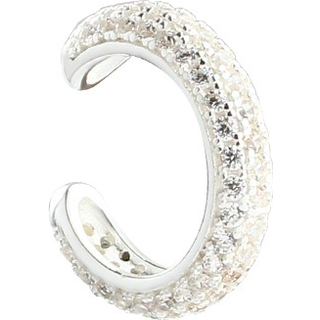 PAVÉ CUFF SINGLE | SILVER