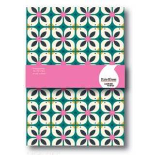 Customworks Notepad A5 Tile Motif With Birds - Notesblok