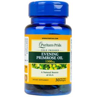 Puritan's Pride - Aftenprimulaolie, 1300 mg - 30 bløde gelatinekapsler