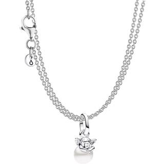 Pandora 68627 Schmuckset für Damen Silber mit 2-reihiger Halskette Amor