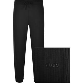 HUGO Austin Waffle Joggers Black