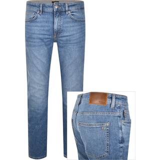 BOSS Delaware Slim Fit Jeans Mid Wash Blue