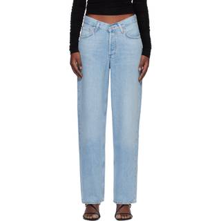 Agolde V-Waist Baggy high-rise wide-leg jeans - blue - M-L