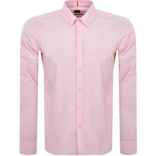 BOSS Orange Herren Hemd rosa