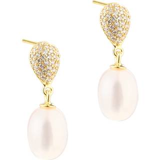PAVÉ PEARL EARSTUD | GOLDEN