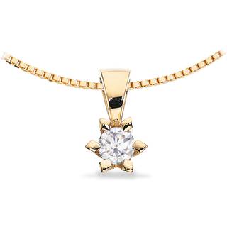 Scrouples - Victoria vedhæng i 14kt. guld m. 0,15ct. TW/SI