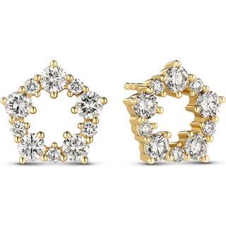 Øreringe Brina - med lab-grown diamanter