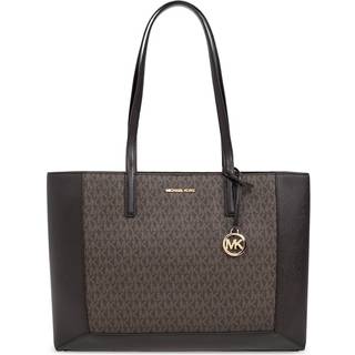 MK Sallie Large Signature Logo Tote Bag - Brown - Michael Kors - ONE SIZE