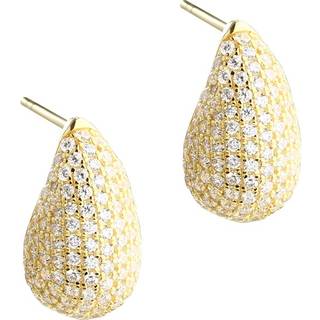 PAVÉ BIG EARSTUD | GOLDEN