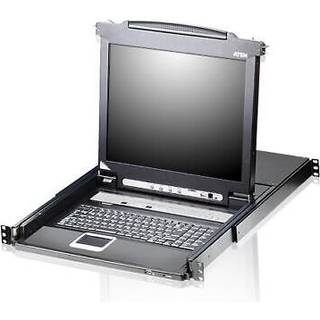 ATEN 8 Port 19" LCD KVMP Switch,