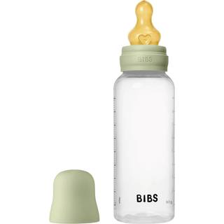 BIBS Baby Bottle Round Latex 270 ml Medium Flow Sage - 1 stk.