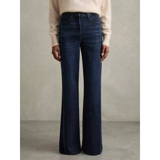 Reiss Reiss Heather Stræk-Cotton Brede bukseben Jeans