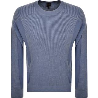 Armani Exchange Pullover Knit Jumper Blue