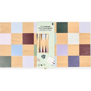 2-i-1 brætspil for to spillere