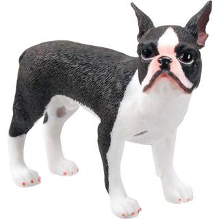 Pacific Trading Boston Terrier Figur 2,7 tommer sort og hvid