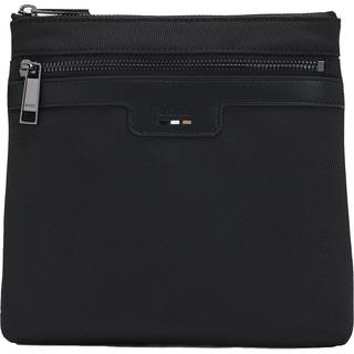 BOSS Black Herren Umhängetasche schwarz Kunstleder