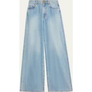 Zimmermann Crush wide-leg jeans - blue - 28