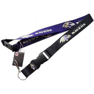 AMINCO NFL Baltimore Ravens Reversible Lanyard Team Colours One Størrelse (NFL-LN-162-31)