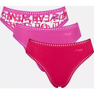 Sloggi 3-pak GO Crush High Leg Briefs - Pink - X-Large * Kampagne *