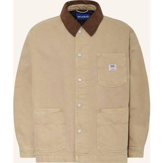 HUGO Blue Brams Relaxed Fit Jacket Beige