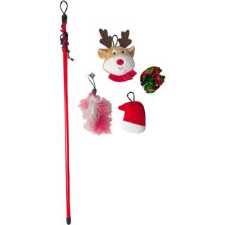 Kattelegetøj Reindeer Cat Teaser 4pc Set