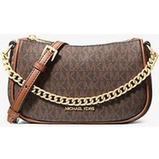 MK Carmela Small Signature Logo Convertible Crossbody Bag - Brown - Michael Kors - ONE SIZE