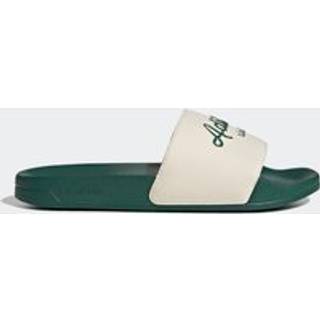 Adilette Shower badesandaler - Wonder White / Collegiate Green / Collegiate Green - 46