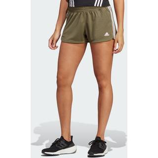 Pacer 3-Stripes Knit shorts - Olive Strata / White - XL