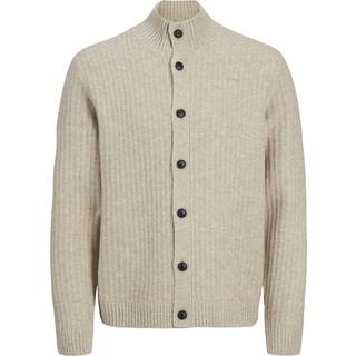 Ensfarvet Cardigan