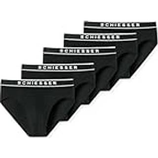Schiesser Herren Slips schwarz Baumwolle & Mix unifarben