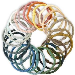 Ryan & Rose Jesus armbånd - Cross Silicone Armbånd (landskab (25 pakke) lille)