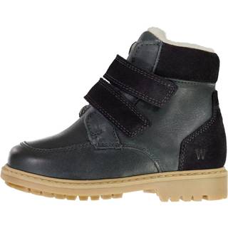 Wheat Vinterstøvle Black Granite Med Velcro Og Tex