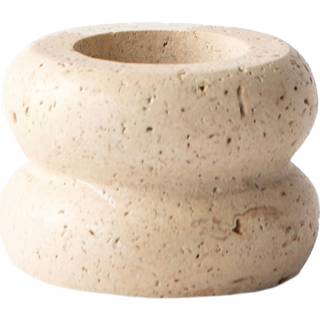 Tell Me More Travertine lysestage Small 5 cm