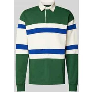 Colour-Blocked Relaxed Rugby Shirt